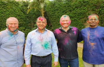 Holi celebrations at India House